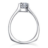 Split Shank Solitaire 1 Carat Diamond Ring