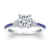 3 Stone Sapphire Ring