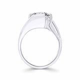 2 Carat Split Band Solitaire Lab Grown Diamond Engagement Ring