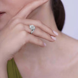 2 Carat Split Band Solitaire Lab Grown Diamond Engagement Ring