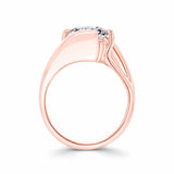 2 Carat Split Band Solitaire Lab Grown Diamond Engagement Ring