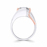 2 Carat Split Band Solitaire Lab Grown Diamond Engagement Ring