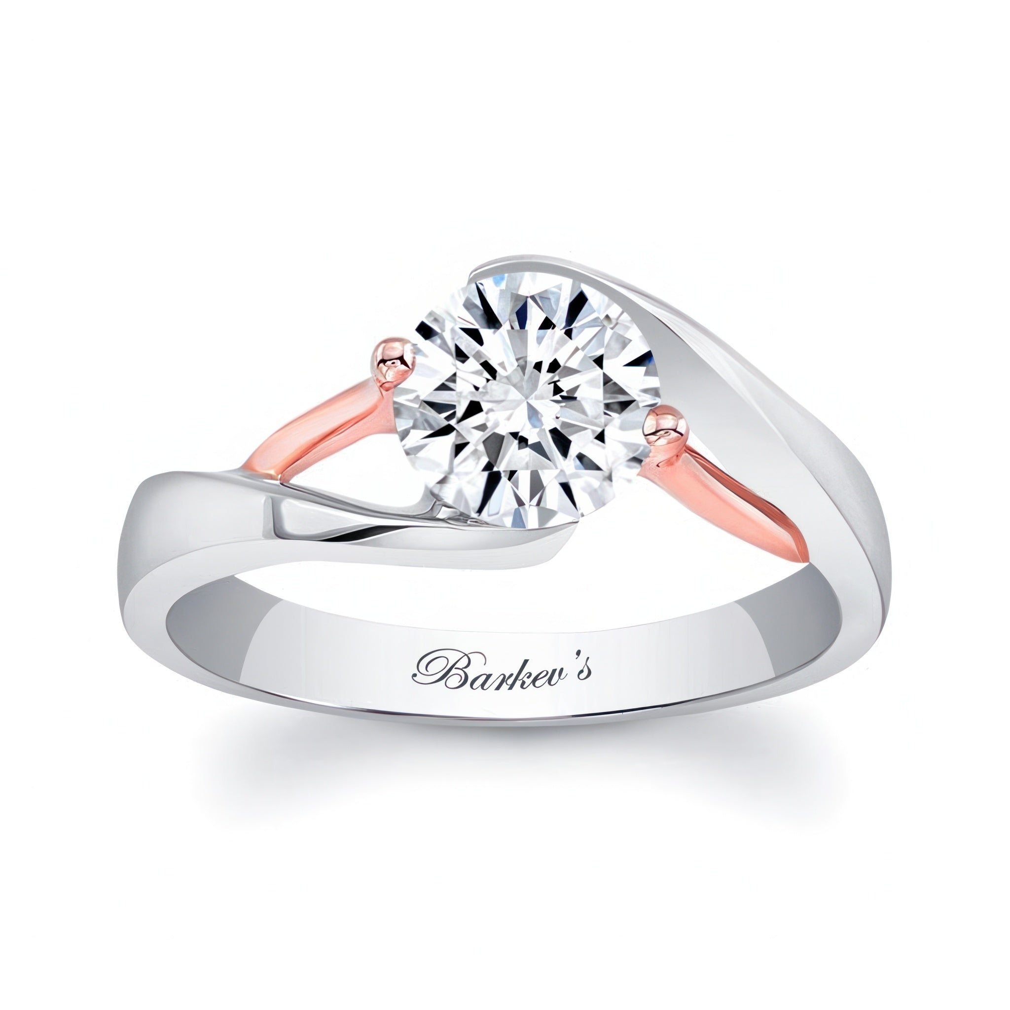 Split Band Solitaire Lab Grown Diamond Engagement Ring