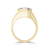 2 Carat Split Band Solitaire Lab Grown Diamond Engagement Ring