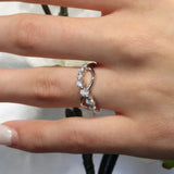 Swirl Wedding Band