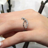 Swirl Wedding Band