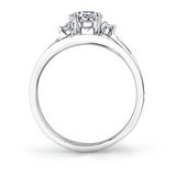 Three Stone Bridal Set