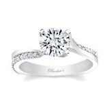 Unique Flared Engagement Ring