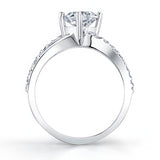 Curving Split Shank Ring