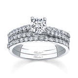 3 Row Moissanite Ring Set