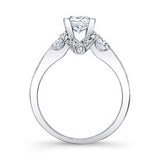 Princess Cut Lab Diamond Three Stone Ring
