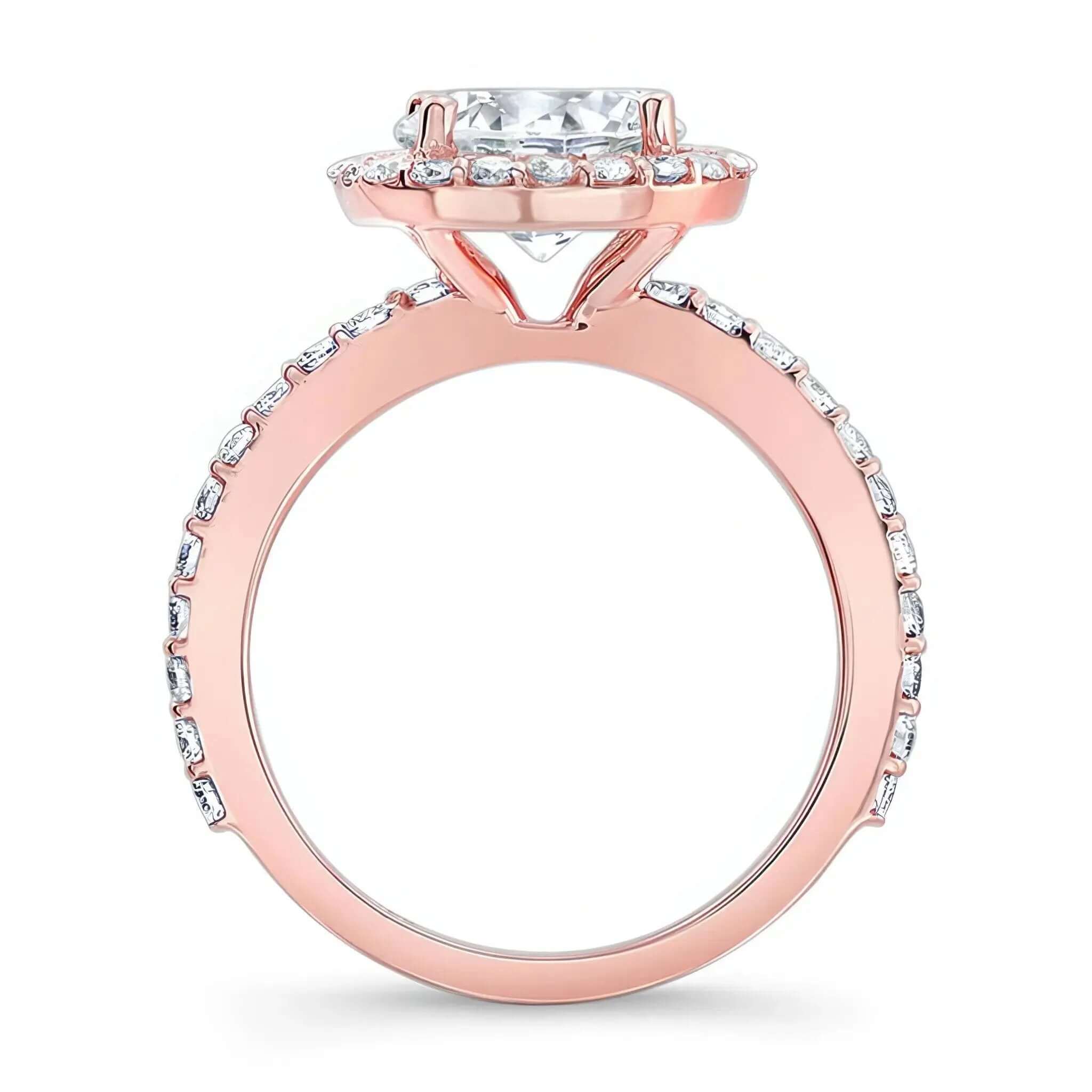 2 Carat Halo Engagement Ring