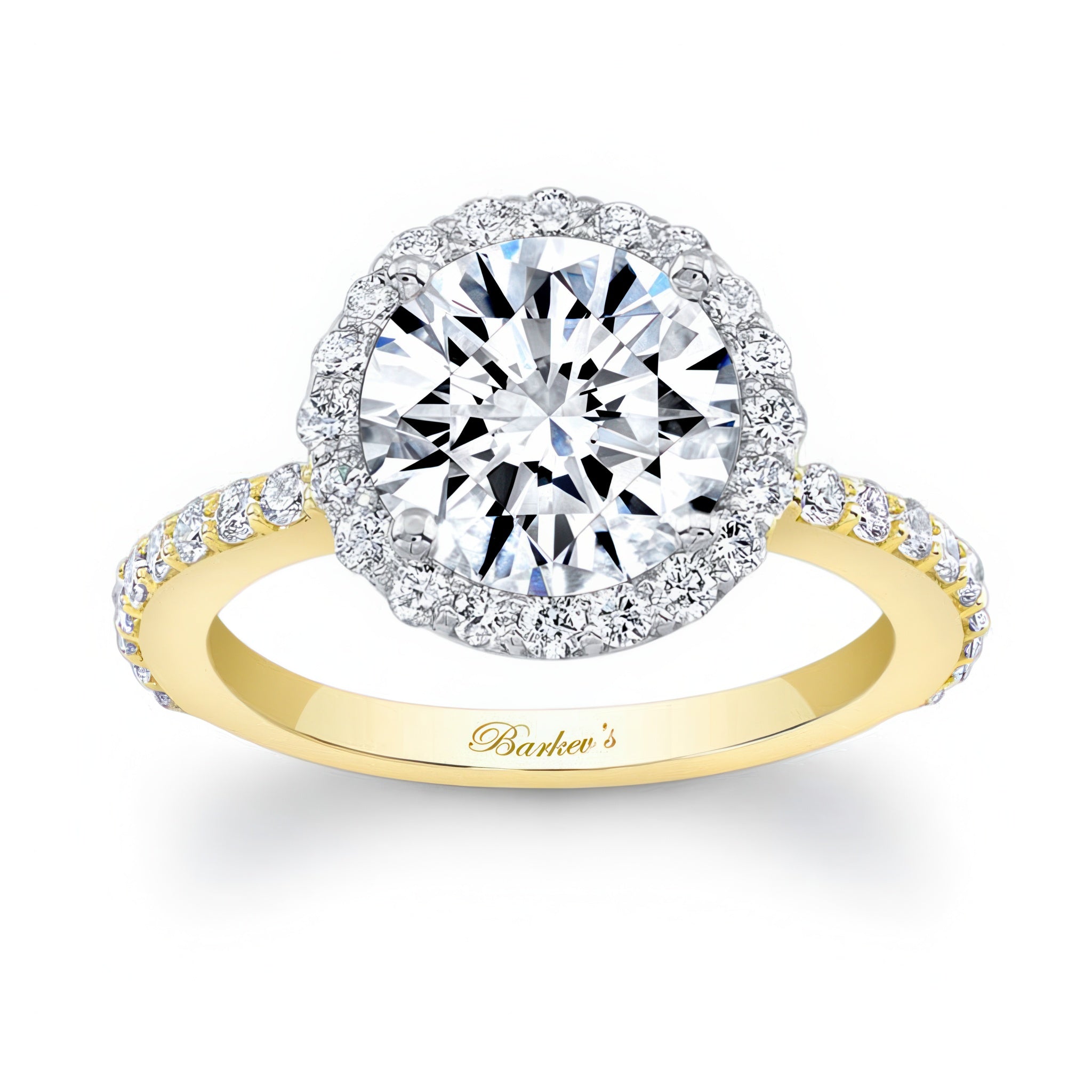 2 Carat Halo Engagement Ring