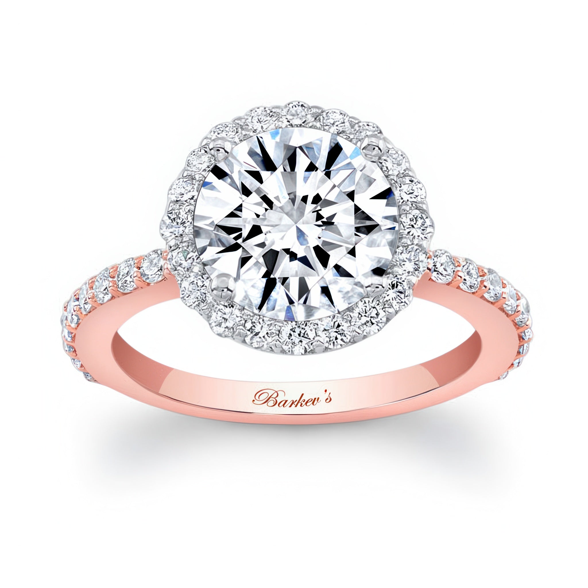 2 Carat Halo Engagement Ring