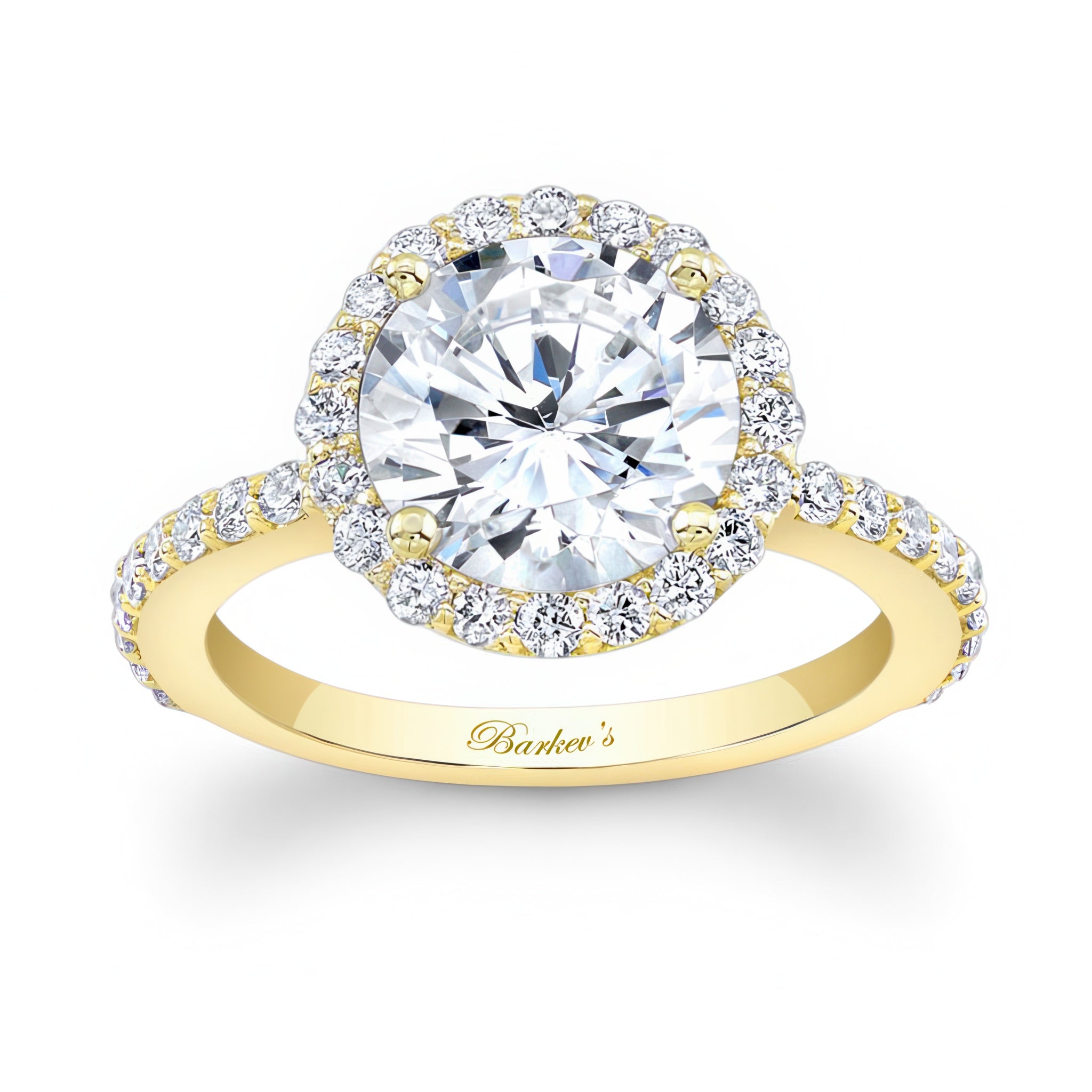 2 Carat Halo Engagement Ring