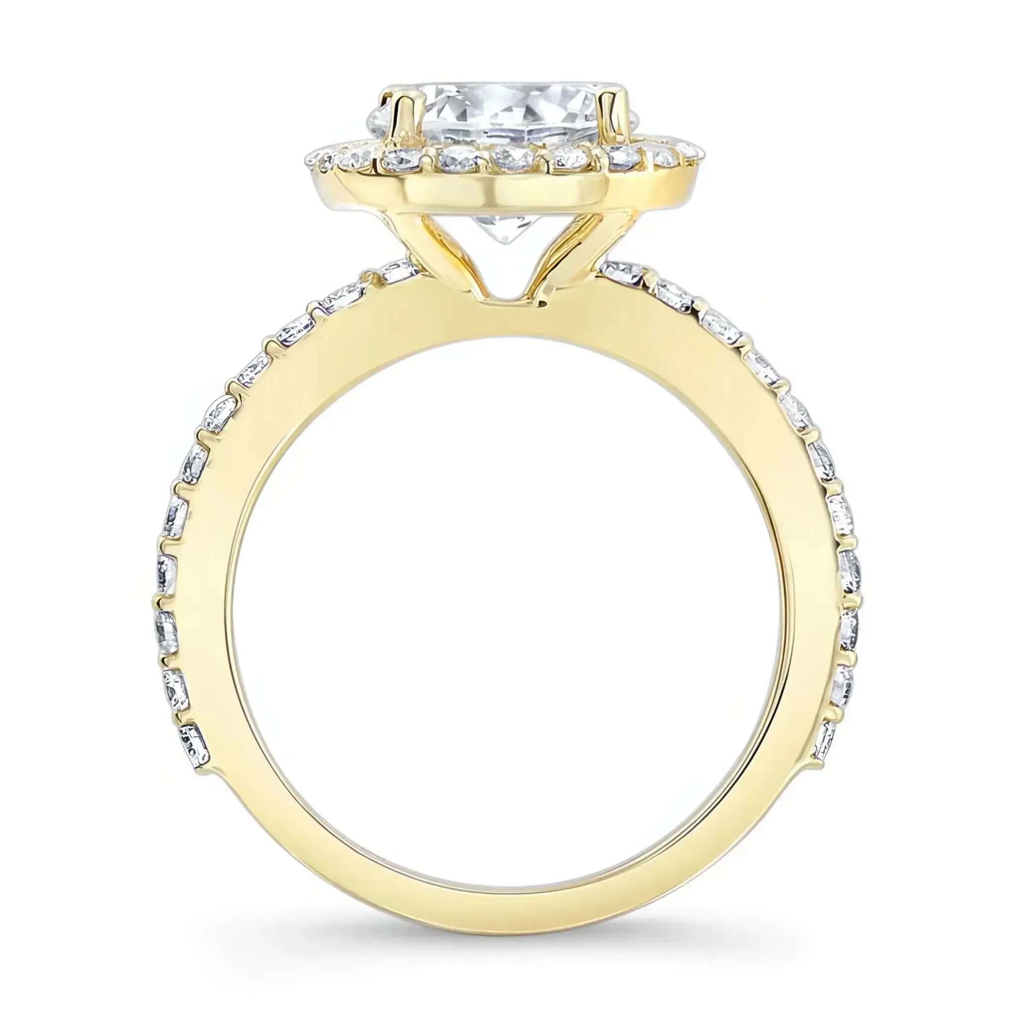 2 Carat Halo Engagement Ring
