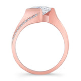 Princess Cut Square Lab Grown Diamond Ring