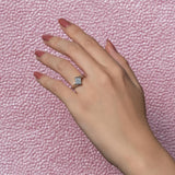 Princess Cut Square Lab Grown Diamond Ring
