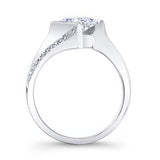 Princess Cut Square Lab Grown Diamond Ring