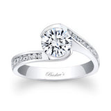 Channel Set Diamond Engagement Ring