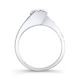 Channel Set Lab Diamond Engagement Ring