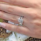 Channel Diamond Bridal Set