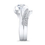 Channel Diamond Bridal Set