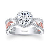 Unique 1 Carat Halo Ring