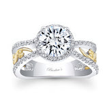 Unique 1 Carat Halo Ring