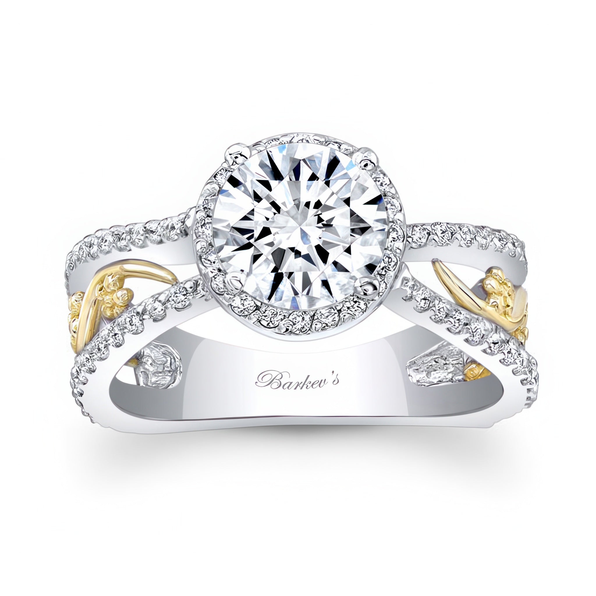 Unique 1 Carat Halo Ring