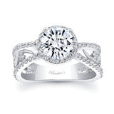 Unique 1 Carat Halo Ring