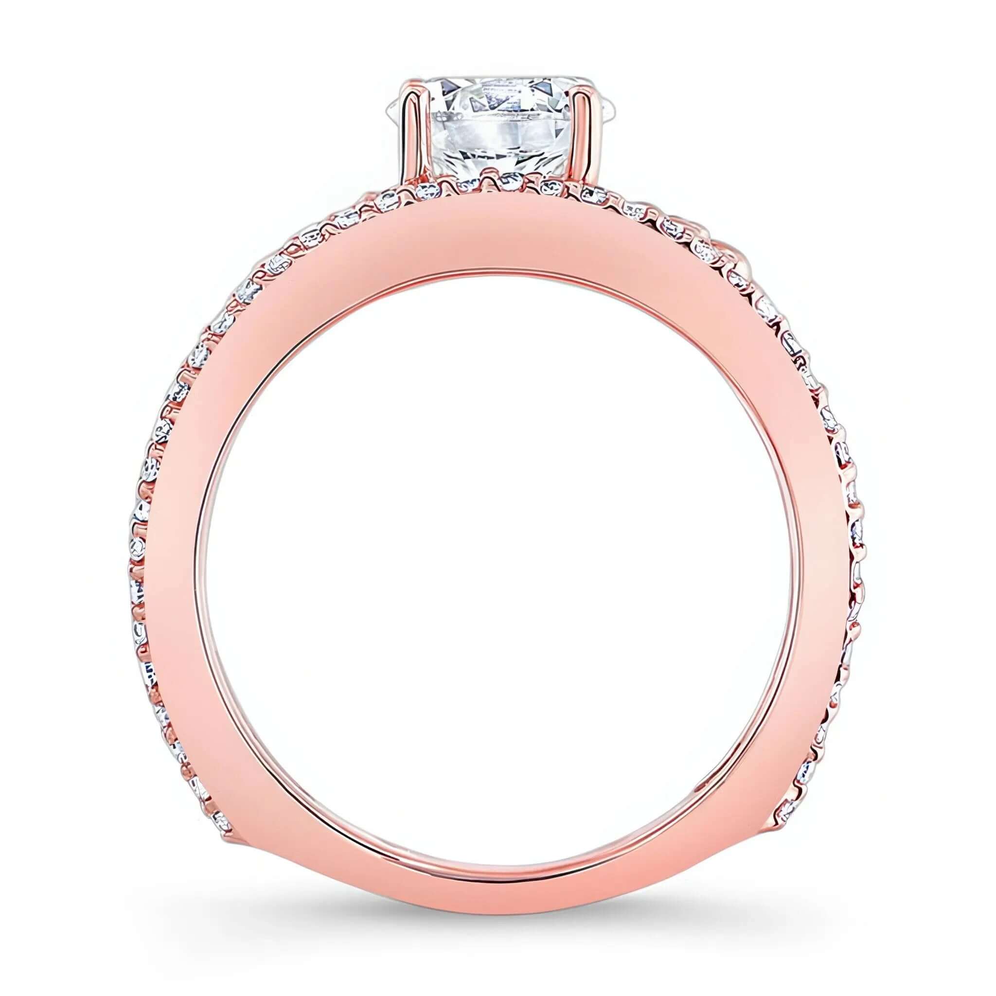 Vintage Floral Engagement Ring