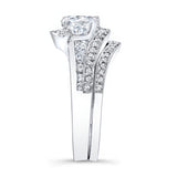 Unique Lab Grown Diamond Bridal Set