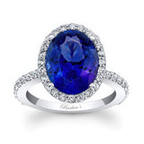 3.5 Carat Oval Tanzanite Ring