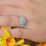 Vintage Baguette Engagement Ring