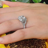 Vintage Baguette Engagement Ring