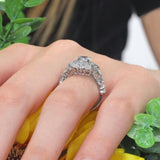 Vintage Baguette Engagement Ring