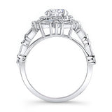 Vintage Baguette Engagement Ring