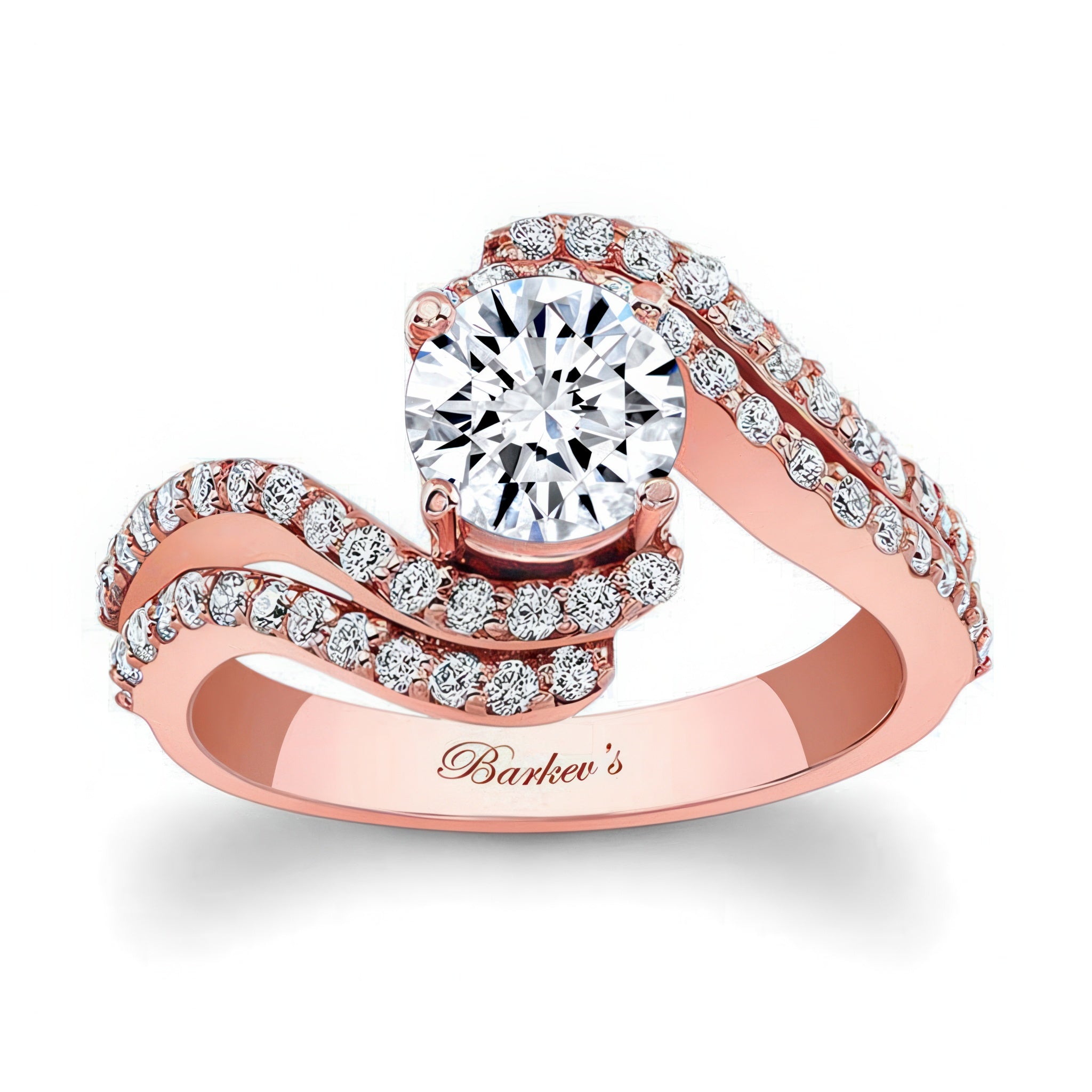 Swirl Engagement Ring
