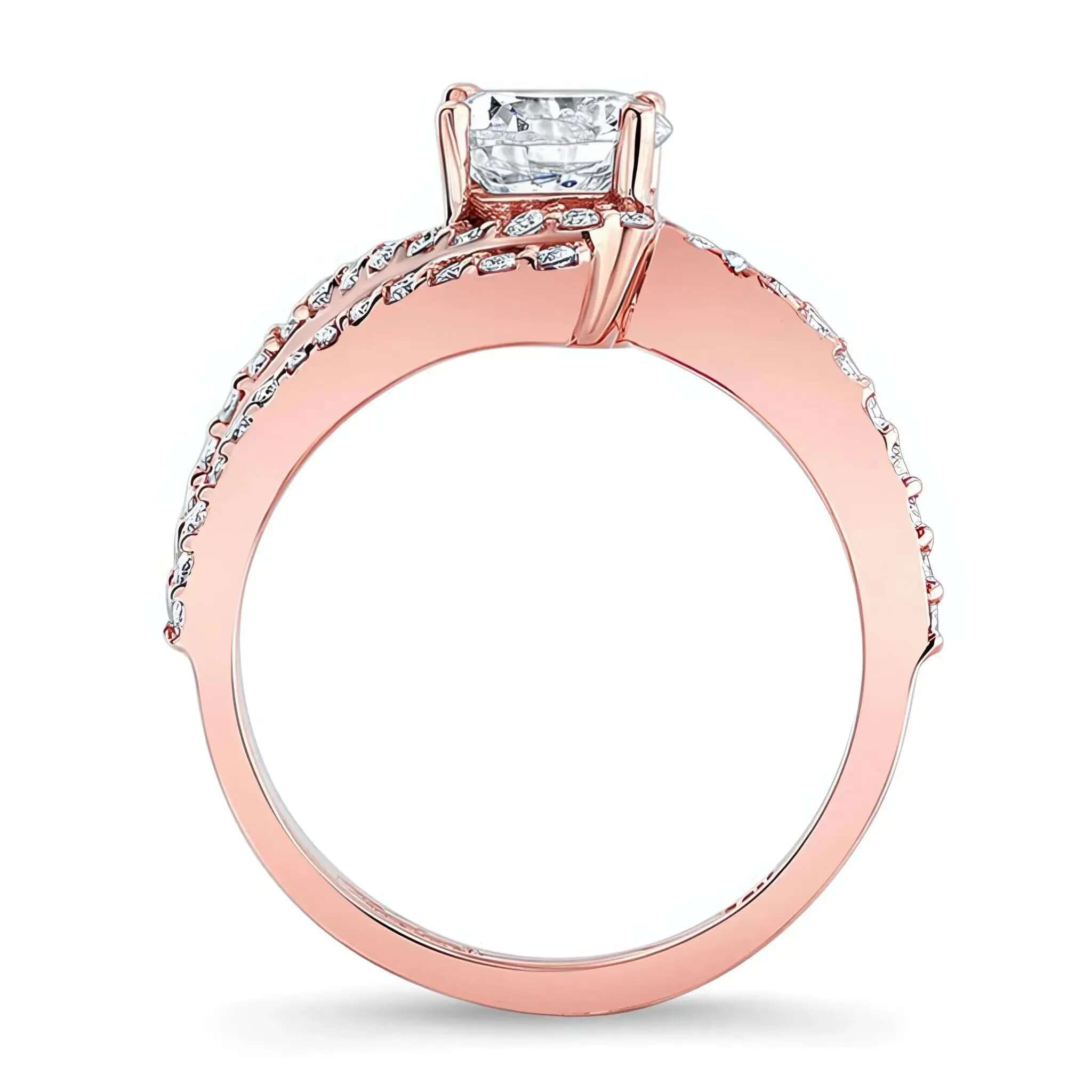 Swirl Engagement Ring