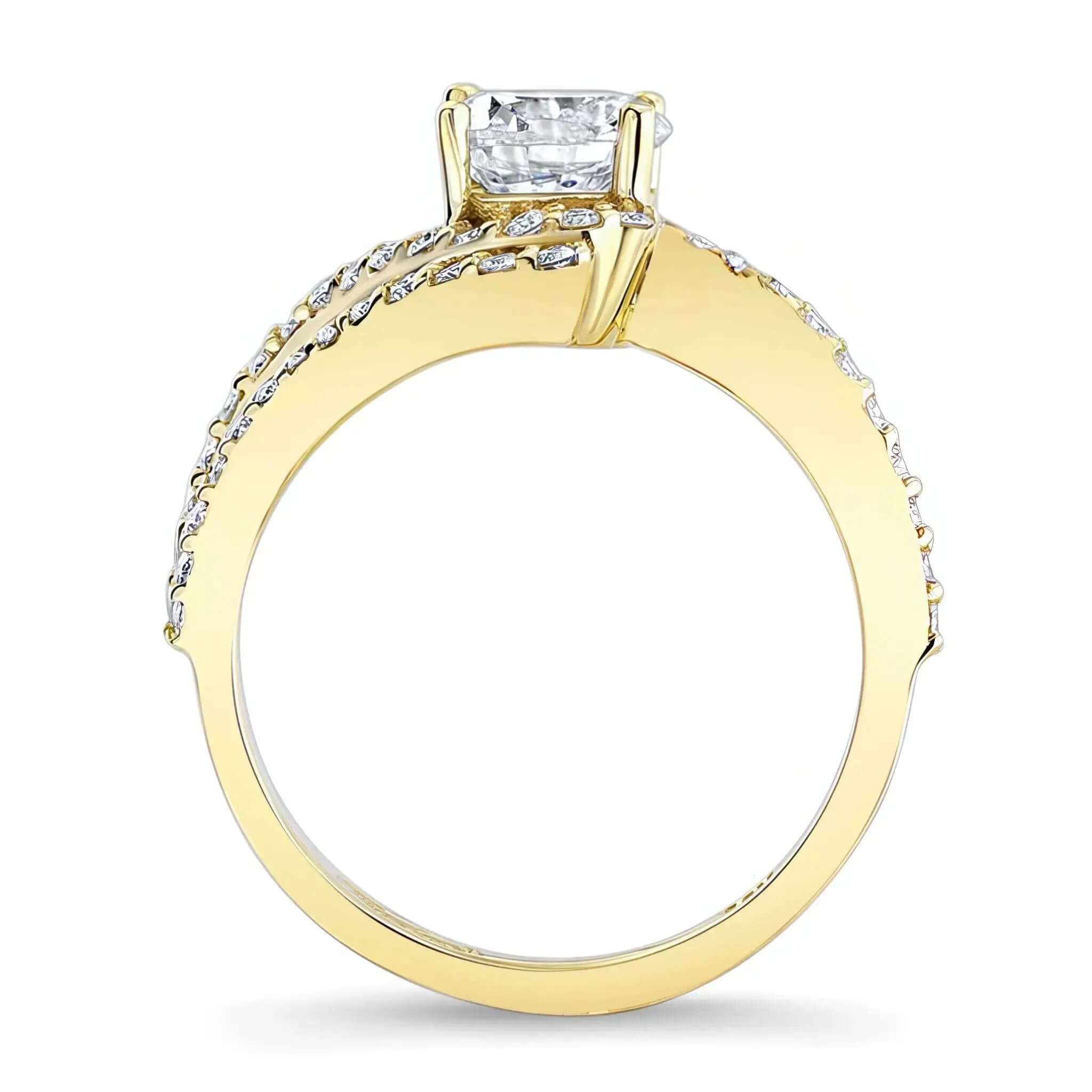 Swirl Engagement Ring