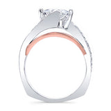 1 Carat Princess Cut Diamond Engagement Ring