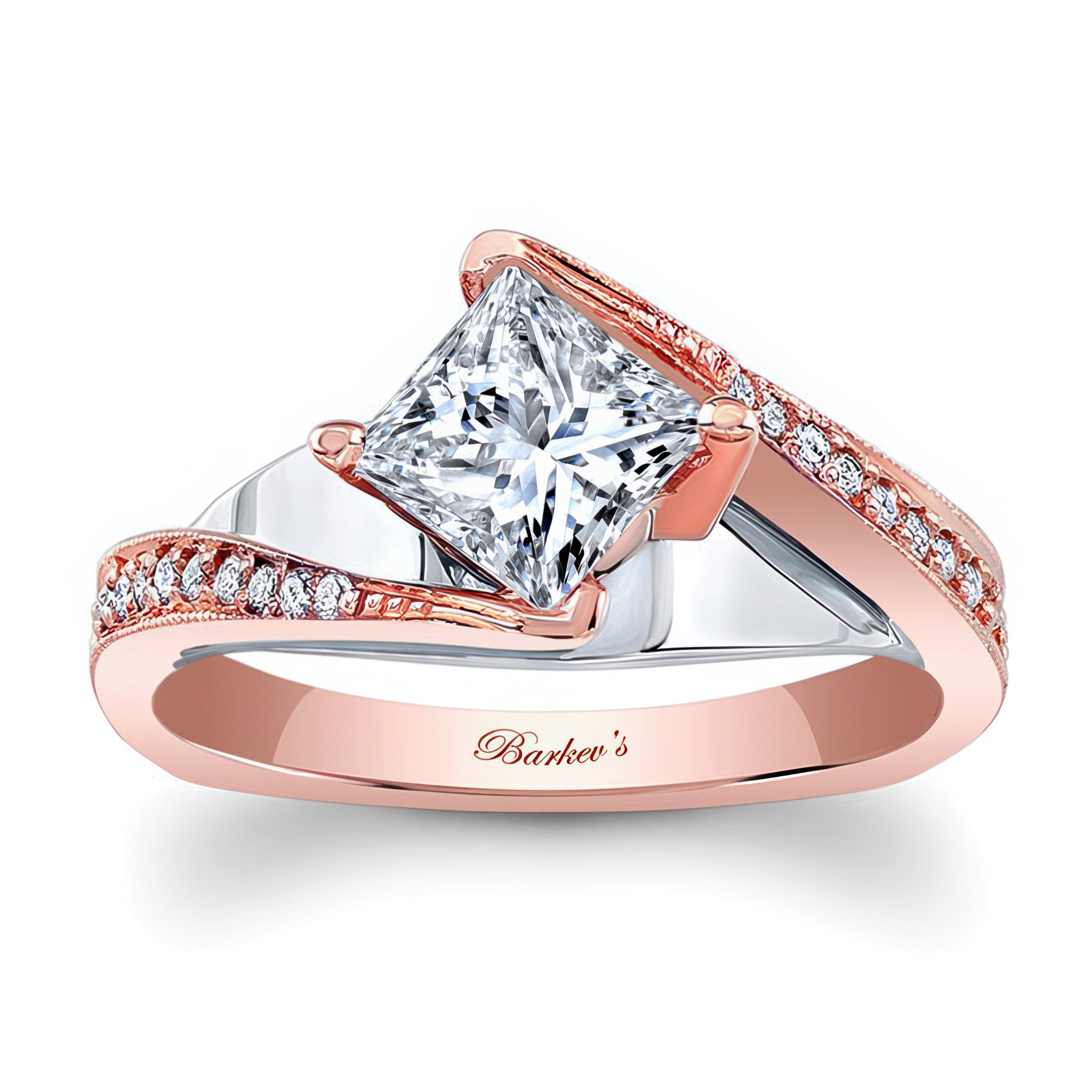 1 Carat Princess Cut Diamond Engagement Ring