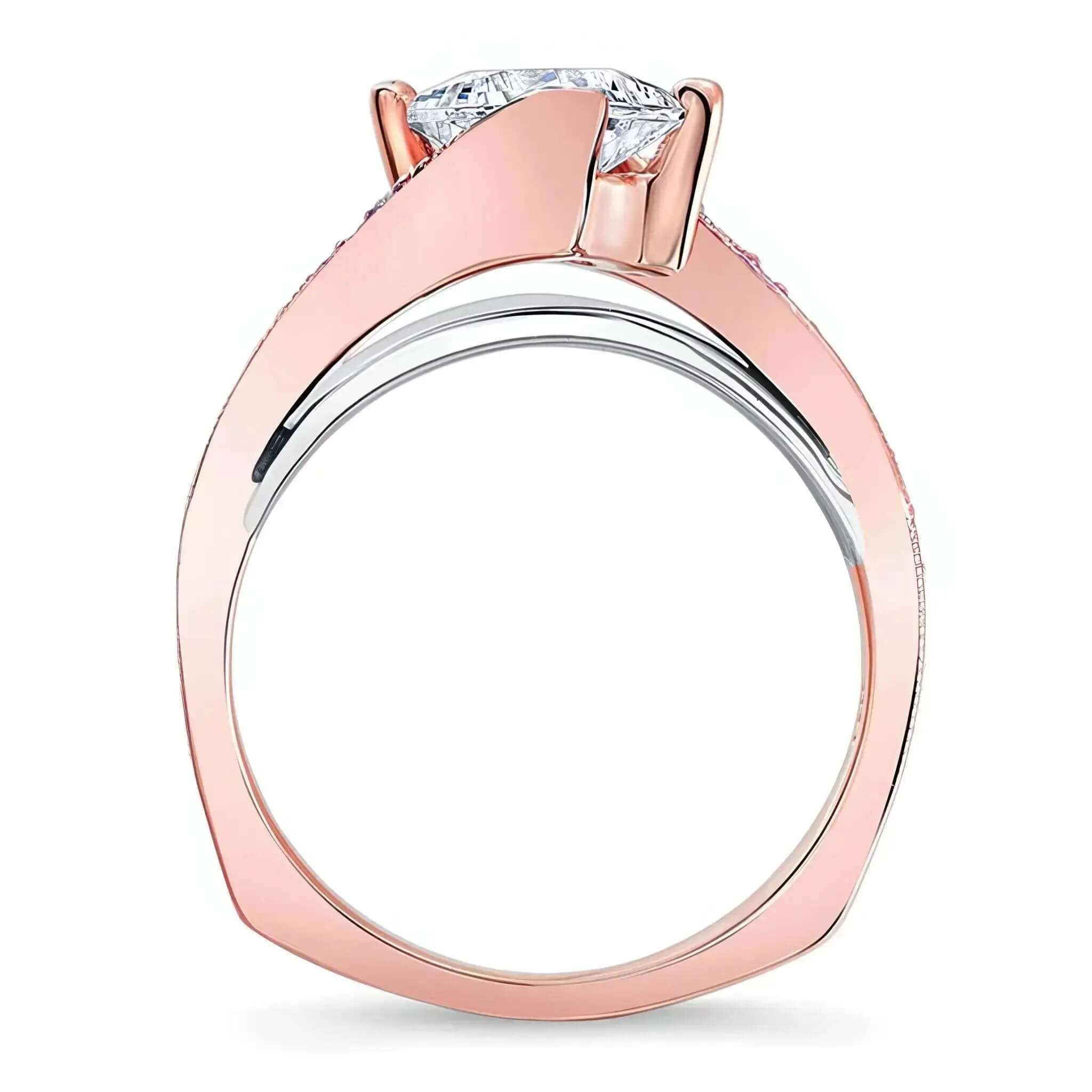 1 Carat Princess Cut Diamond Engagement Ring