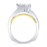 1 Carat Princess Cut Diamond Engagement Ring