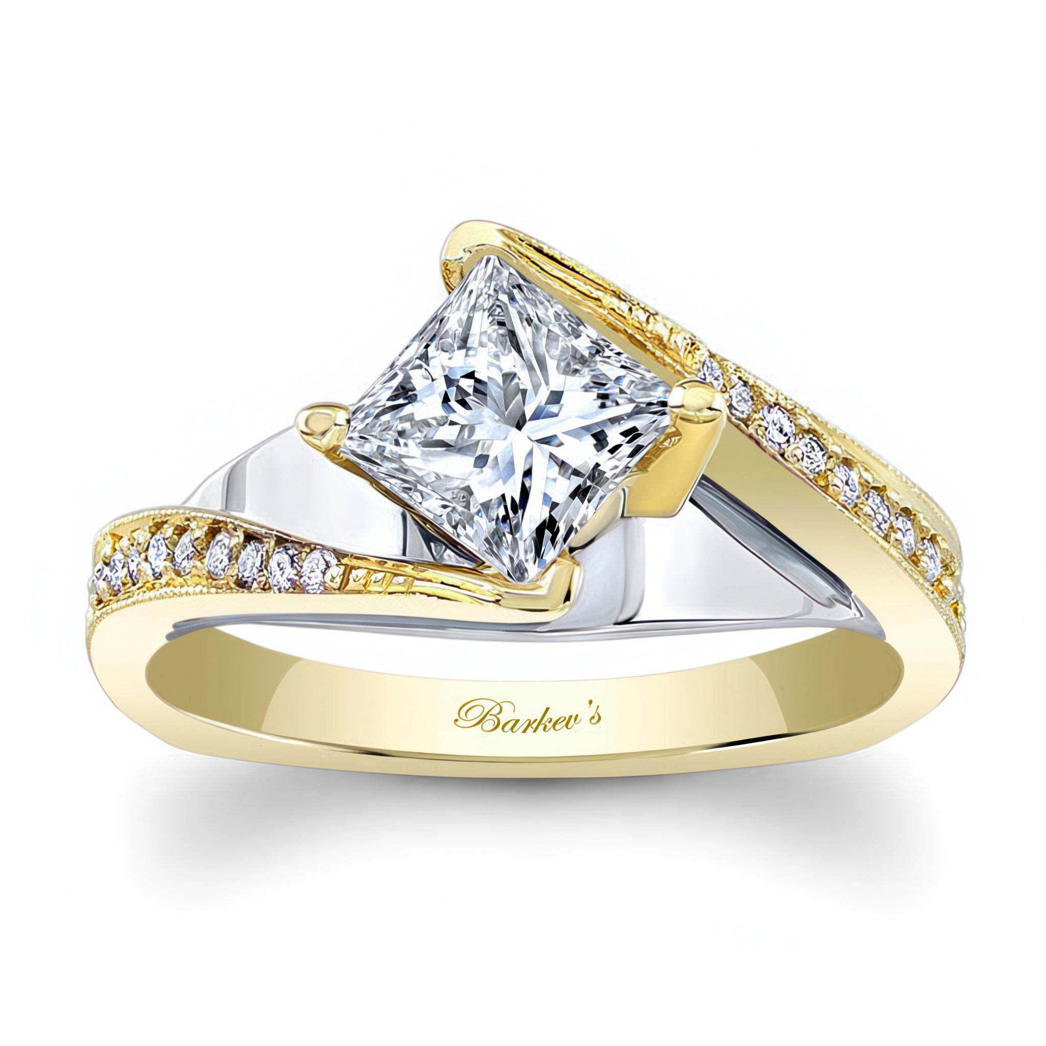 1 Carat Princess Cut Diamond Engagement Ring