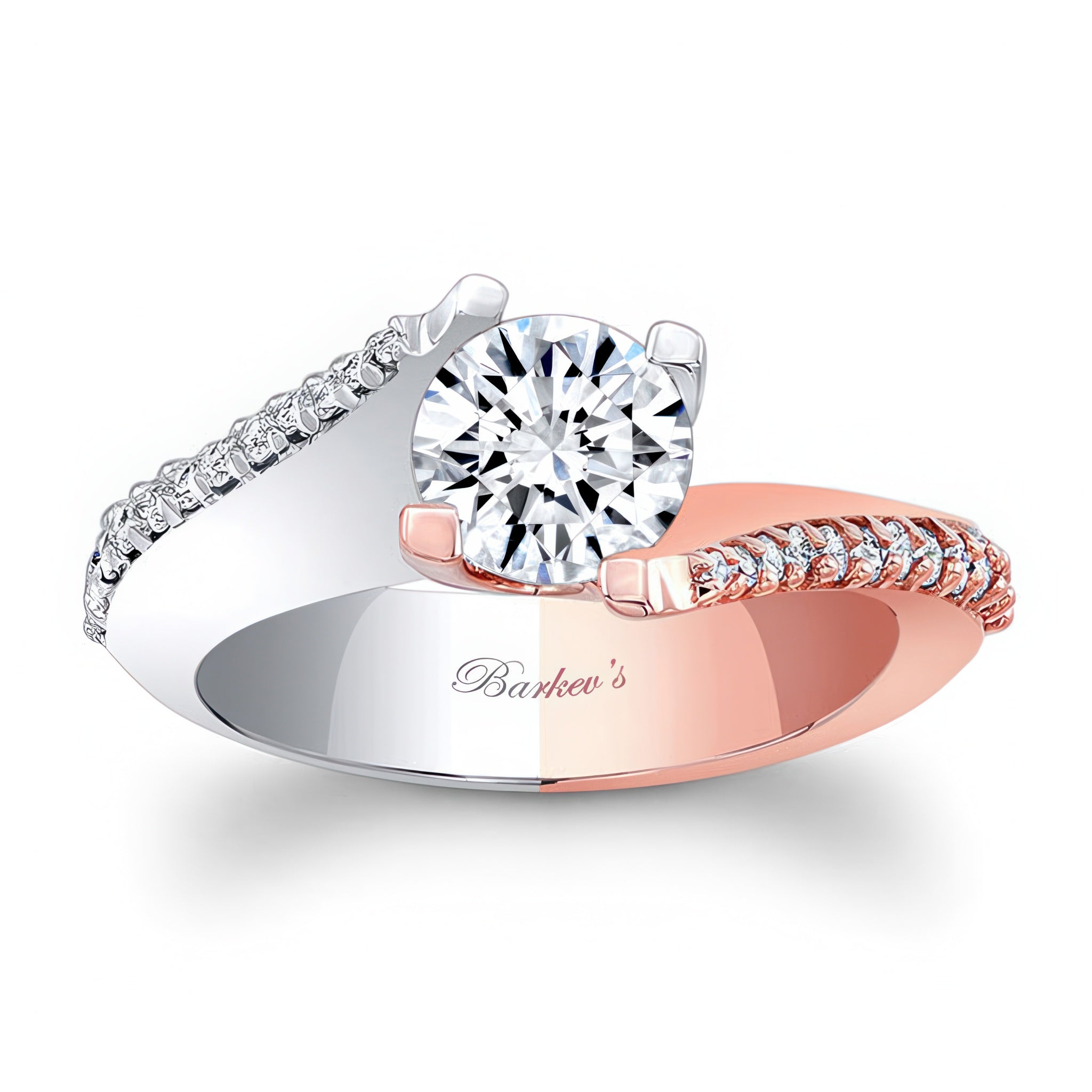Classic Round Moissanite Engagement Ring