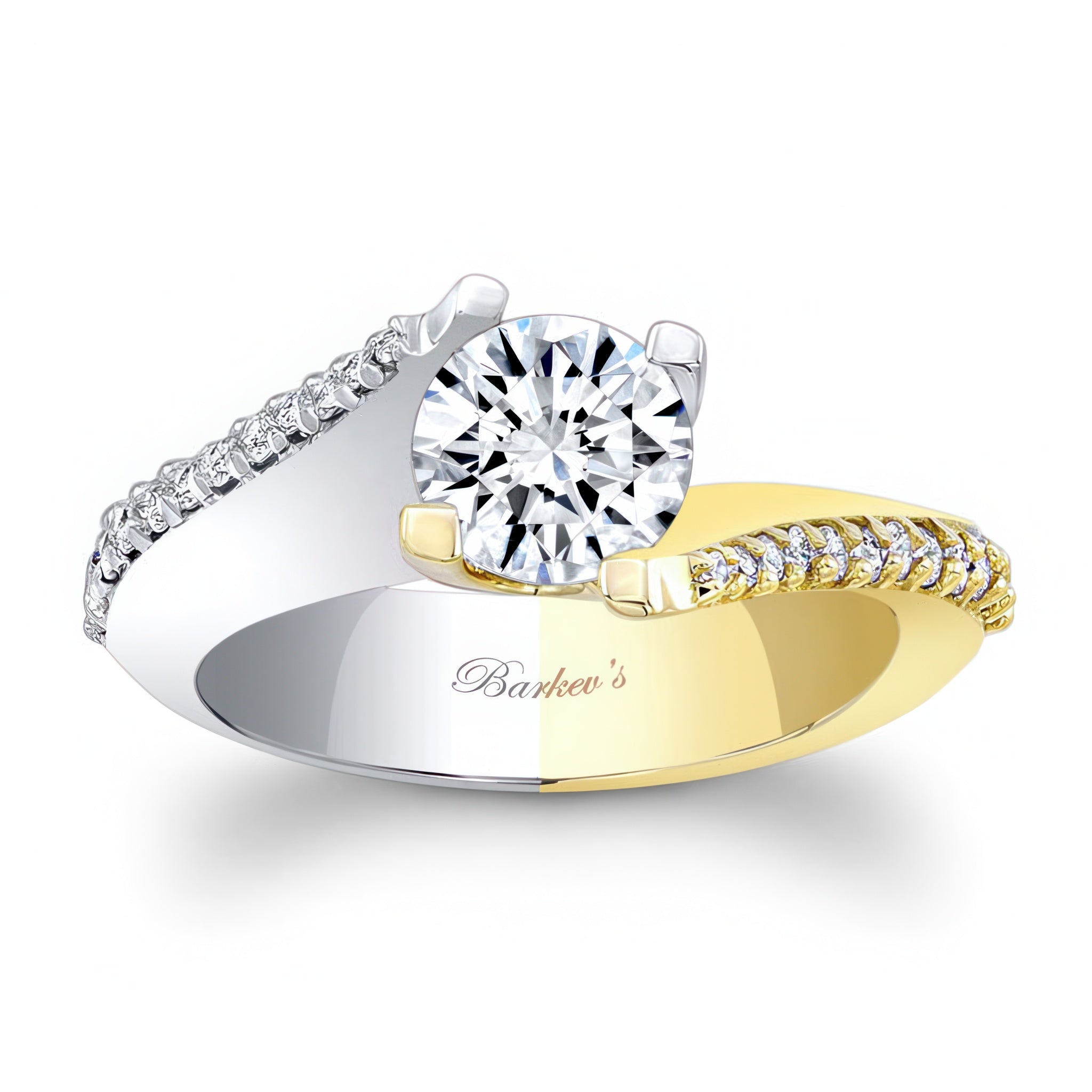 Classic Round Moissanite Engagement Ring