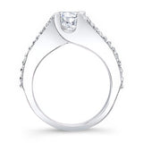 Classic Round Moissanite Engagement Ring