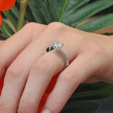 Classic Round Moissanite Engagement Ring